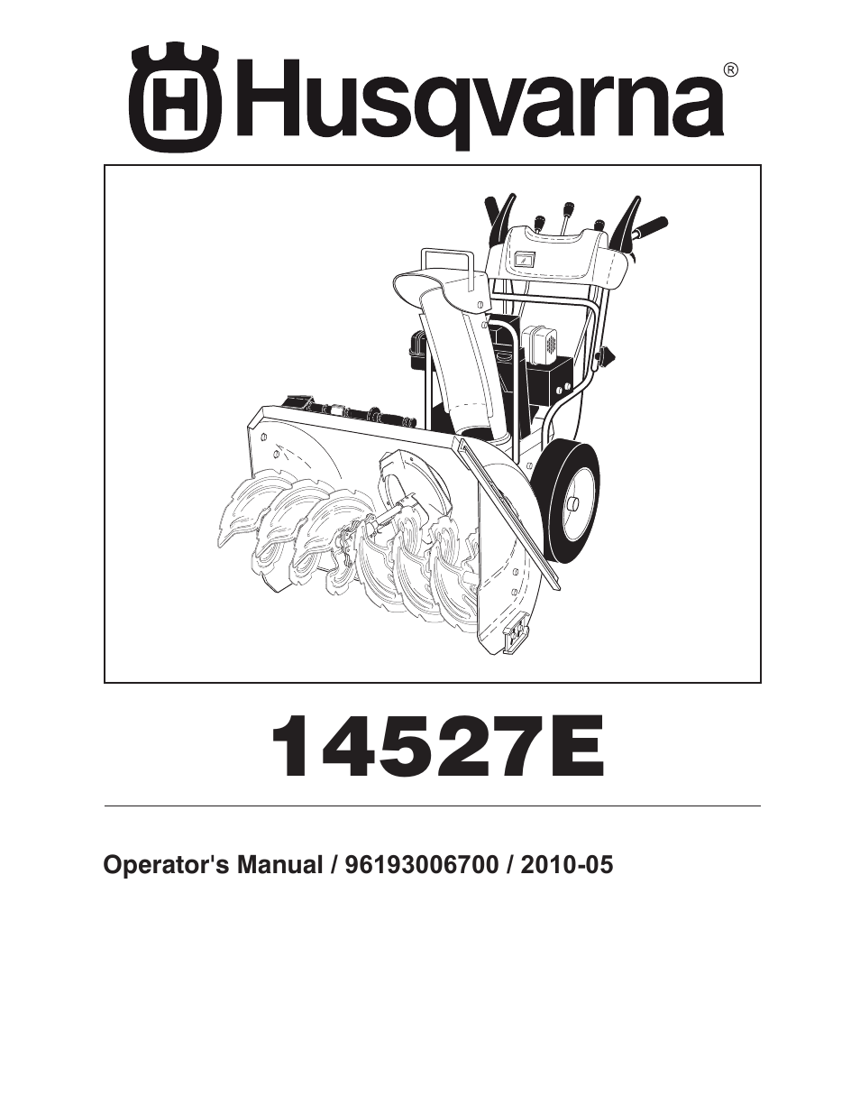 Husqvarna 96193006700 User Manual | 24 pages