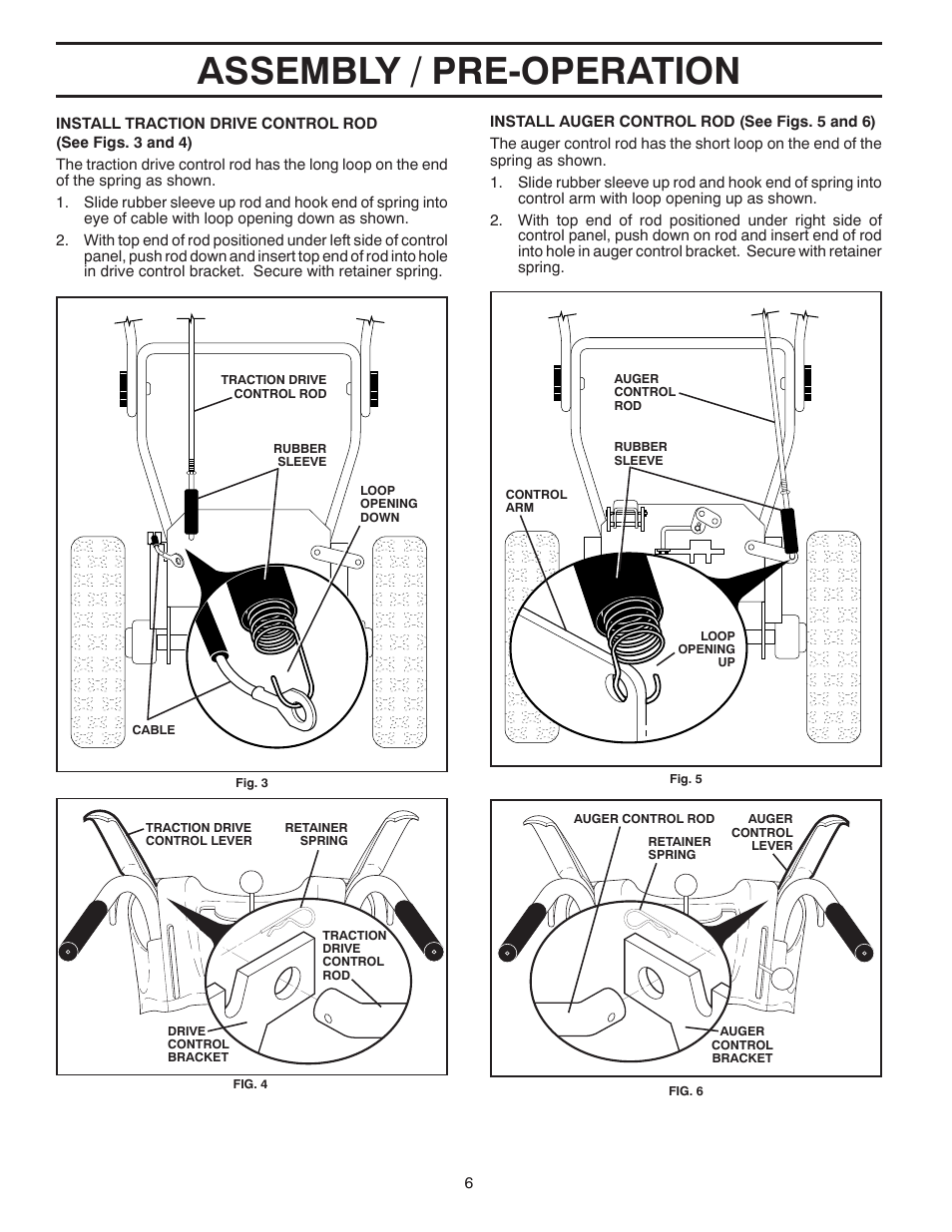 Assembly / pre-operation | Husqvarna 96193006700 User Manual | Page 6 / 24