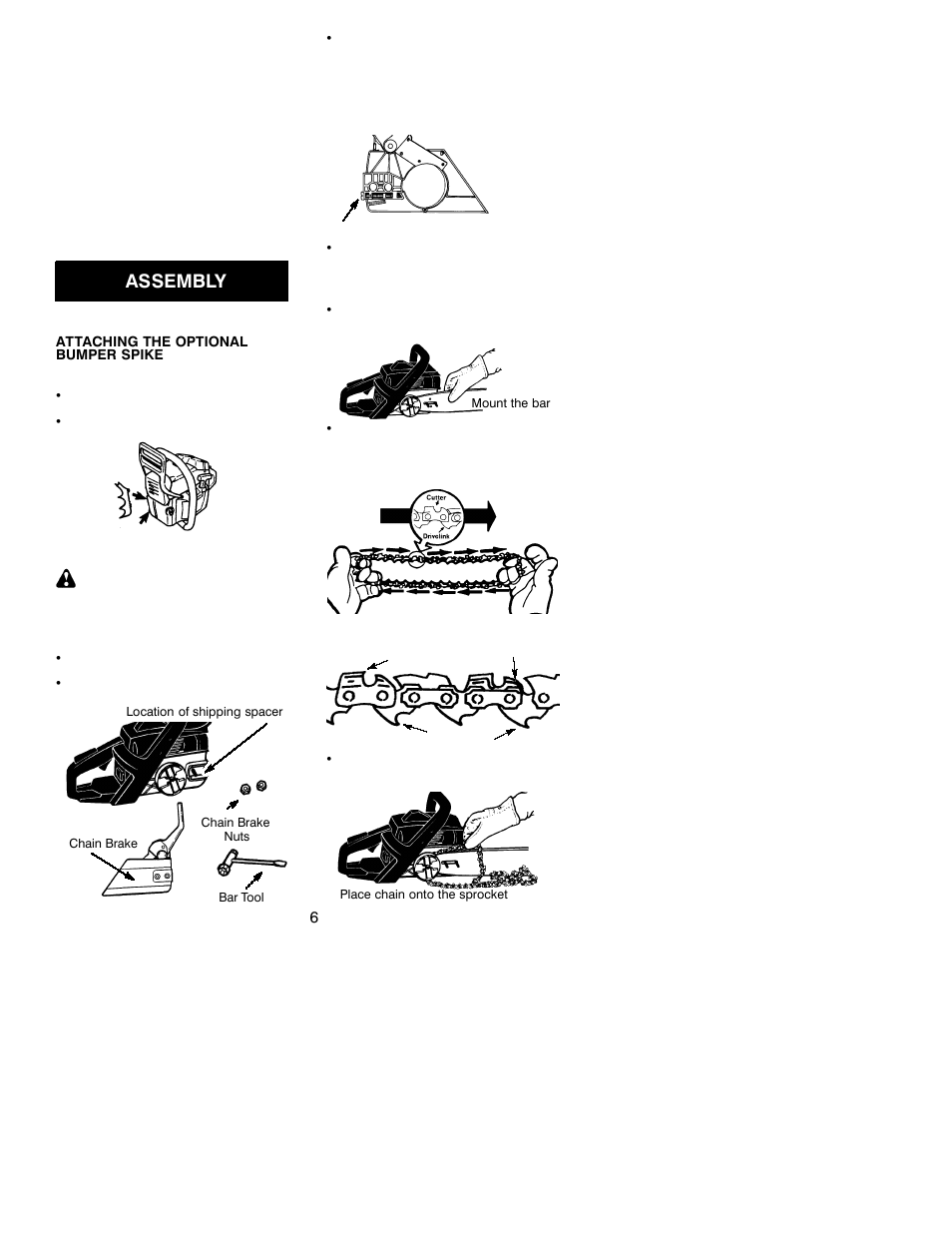Assembly | Husqvarna 136 User Manual | Page 6 / 15
