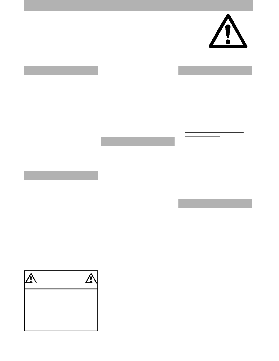 Warning and safety instructions, Warning, Operators safety | Fuel safety, Cutting safety, Tool safety, Maintenance safety | Husqvarna HVT40 User Manual | Page 2 / 4