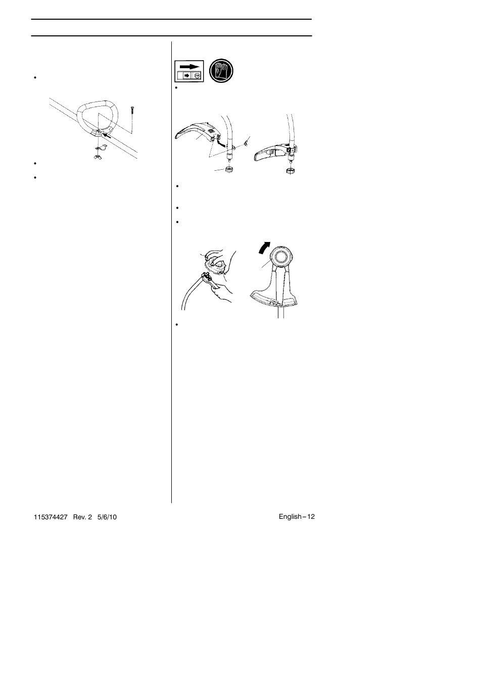 Assembly | Husqvarna 124C User Manual | Page 12 / 68