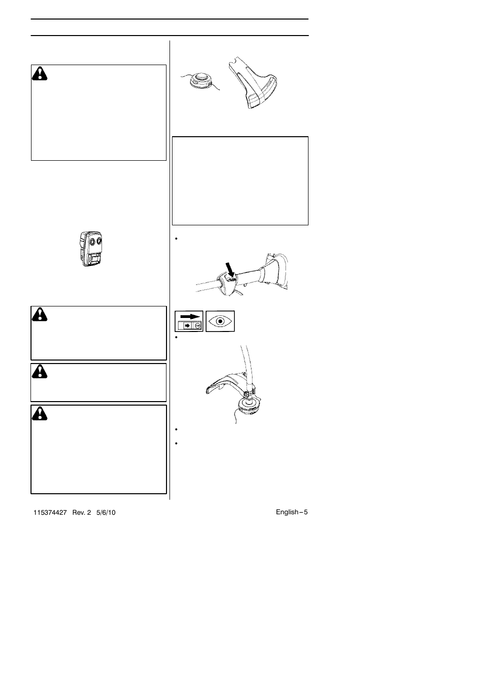 Safety instructions | Husqvarna 124C User Manual | Page 5 / 68