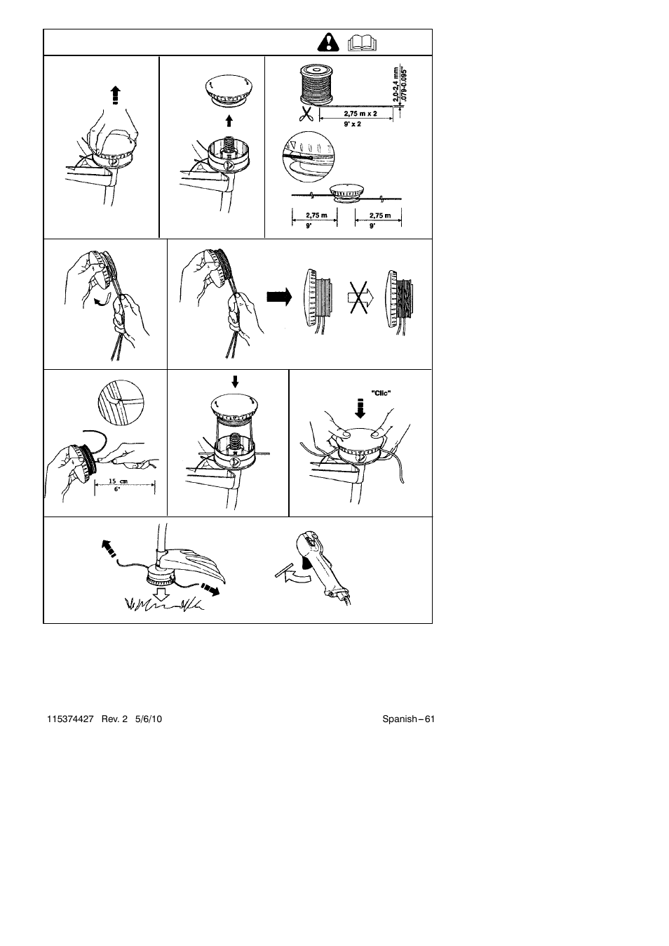 Husqvarna 124C User Manual | Page 61 / 68