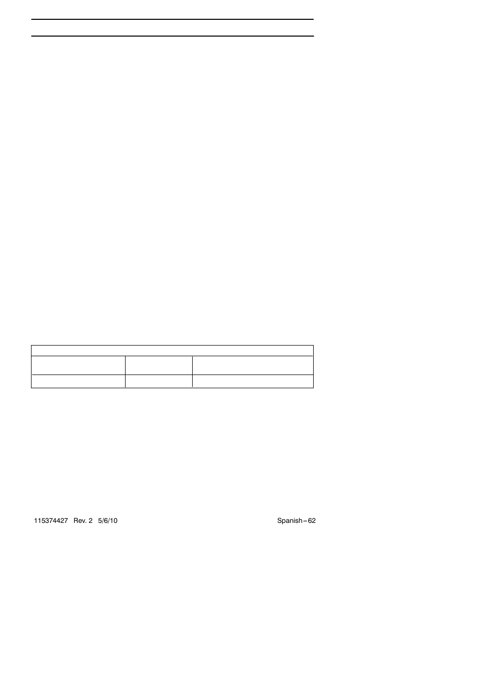 Datos tecnicos, Datos técnicos | Husqvarna 124C User Manual | Page 62 / 68