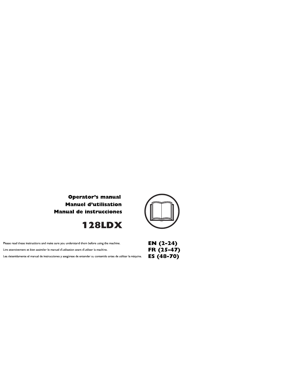 Husqvarna Trimmer 128LDX User Manual | 24 pages