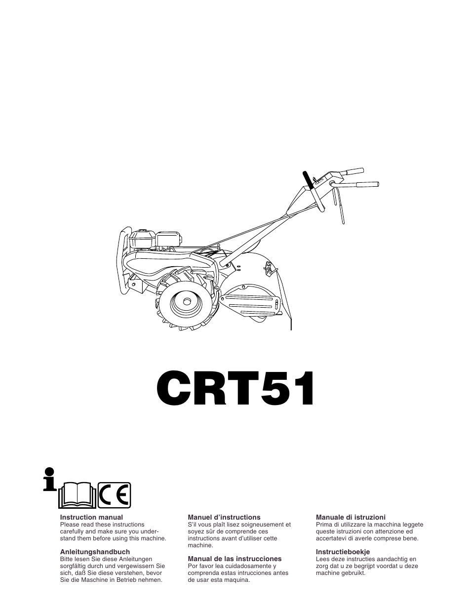 Husqvarna crt51 User Manual | 72 pages