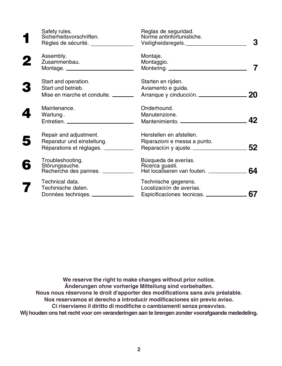 Husqvarna crt51 User Manual | Page 2 / 72