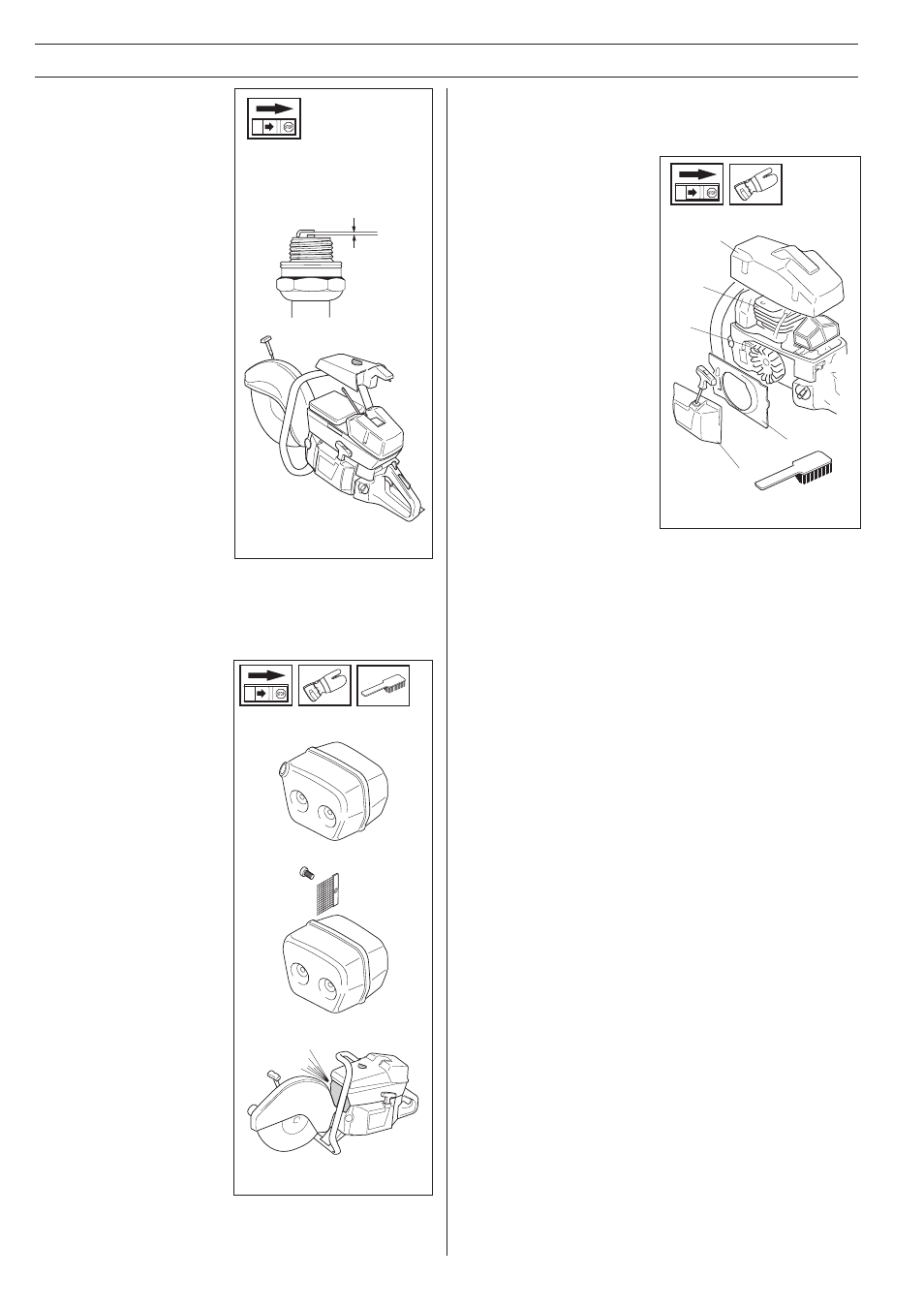 Maintenance, Spark plug, Silencer | Cooling system | Husqvarna 268K User Manual | Page 20 / 24