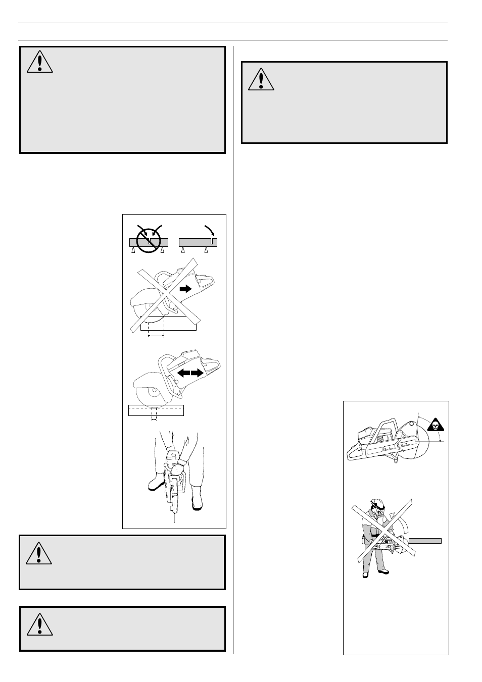 Safety instructions, Kickback | Husqvarna 268K User Manual | Page 8 / 24