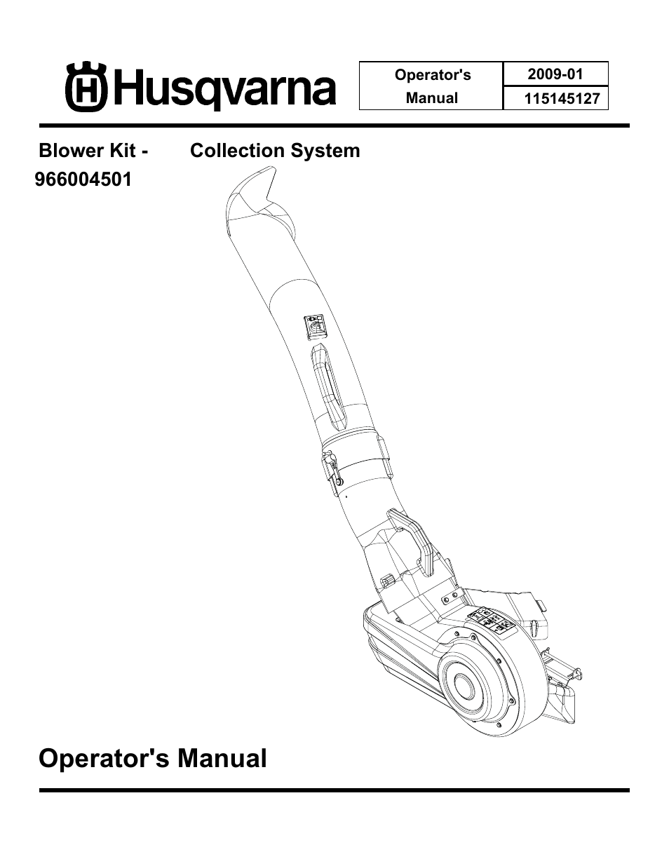 Husqvarna 2009-01 User Manual | 21 pages