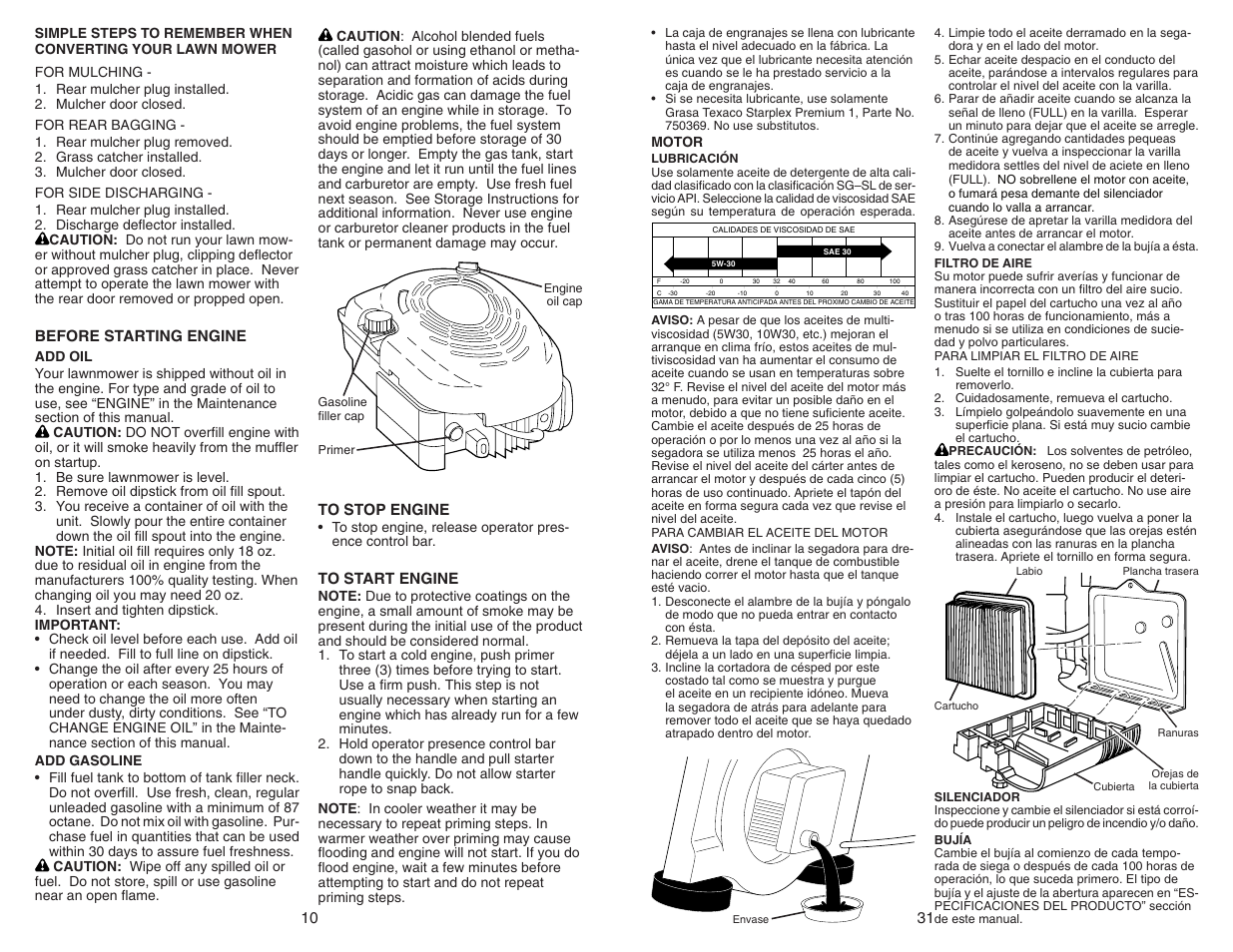 Before starting engine | Husqvarna 532 41 44-89 User Manual | Page 10 / 23