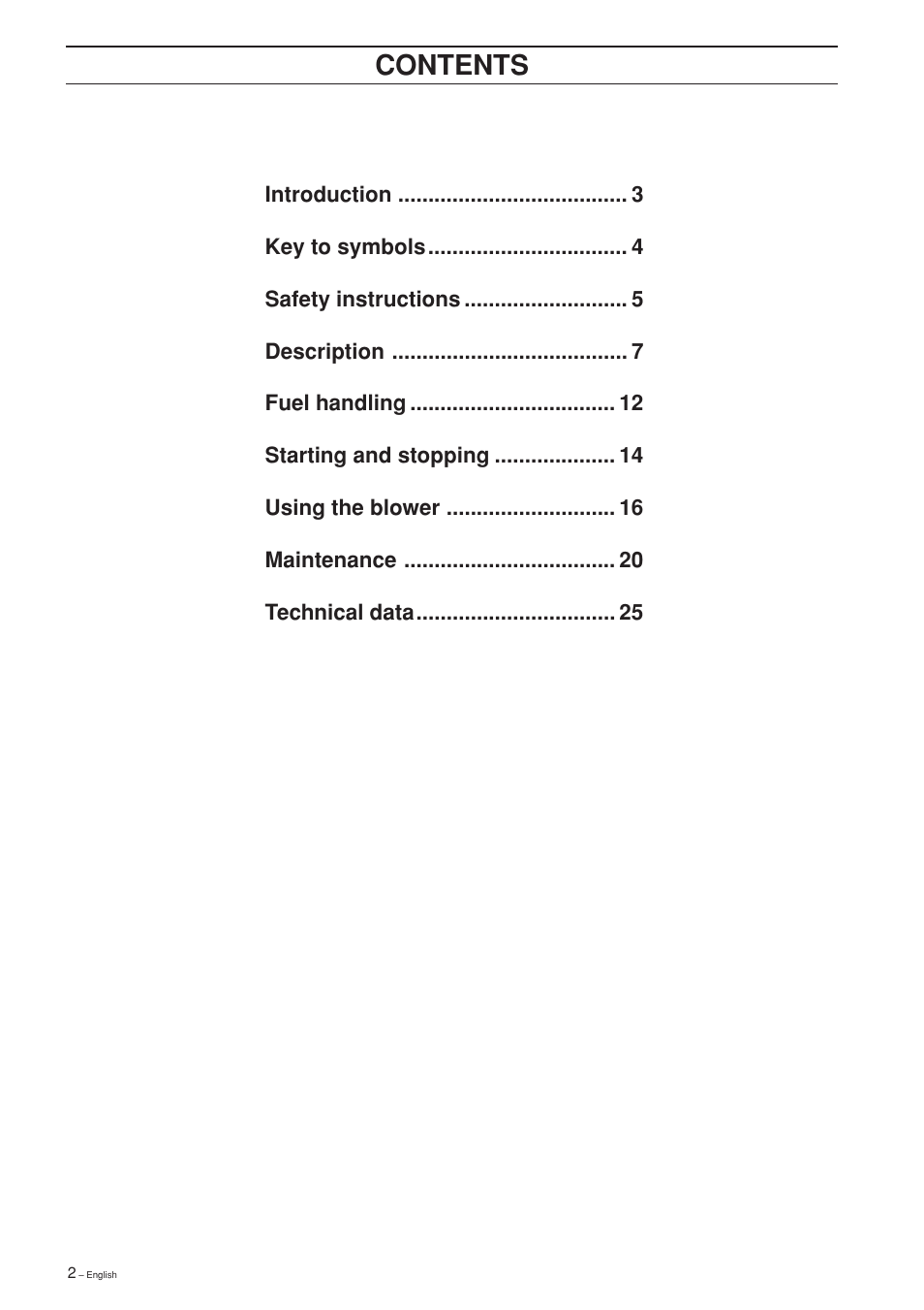 Husqvarna 225B User Manual | Page 2 / 28