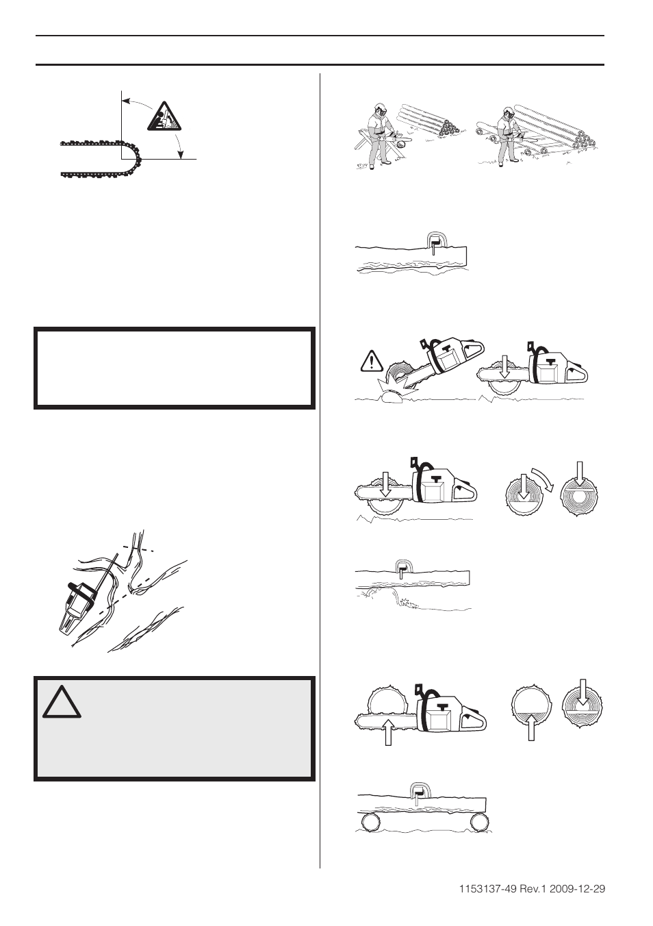 Tecnica de trabajo | Husqvarna 460 Rancher User Manual | Page 112 / 132