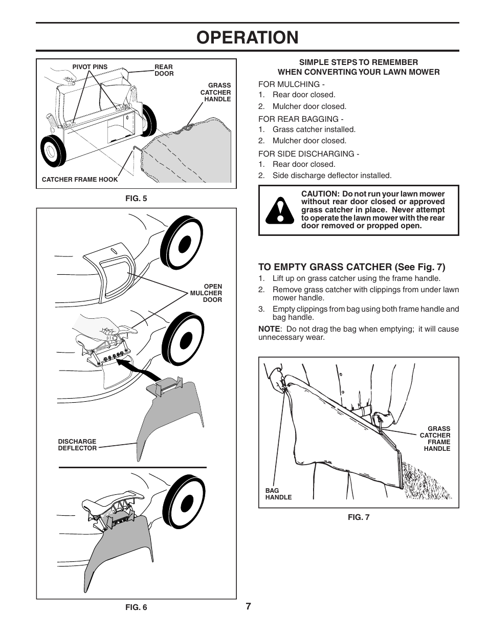 Operation | Husqvarna 5521CH User Manual | Page 7 / 20