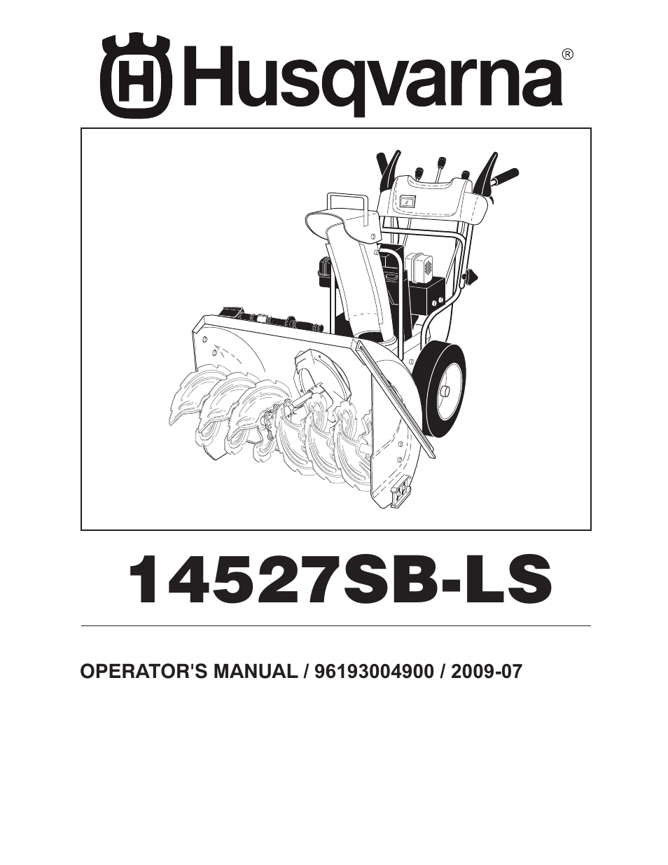 Husqvarna 14527SB-LS User Manual | 24 pages