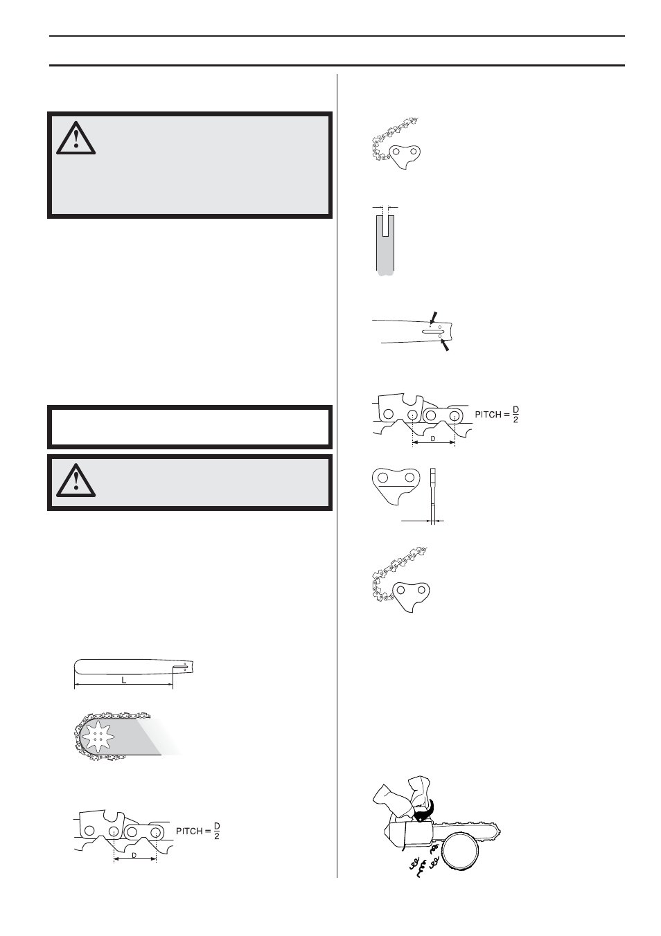 Cutting equipment designed to reduce kickback, General safety precautions | Husqvarna 338XPT User Manual | Page 11 / 44