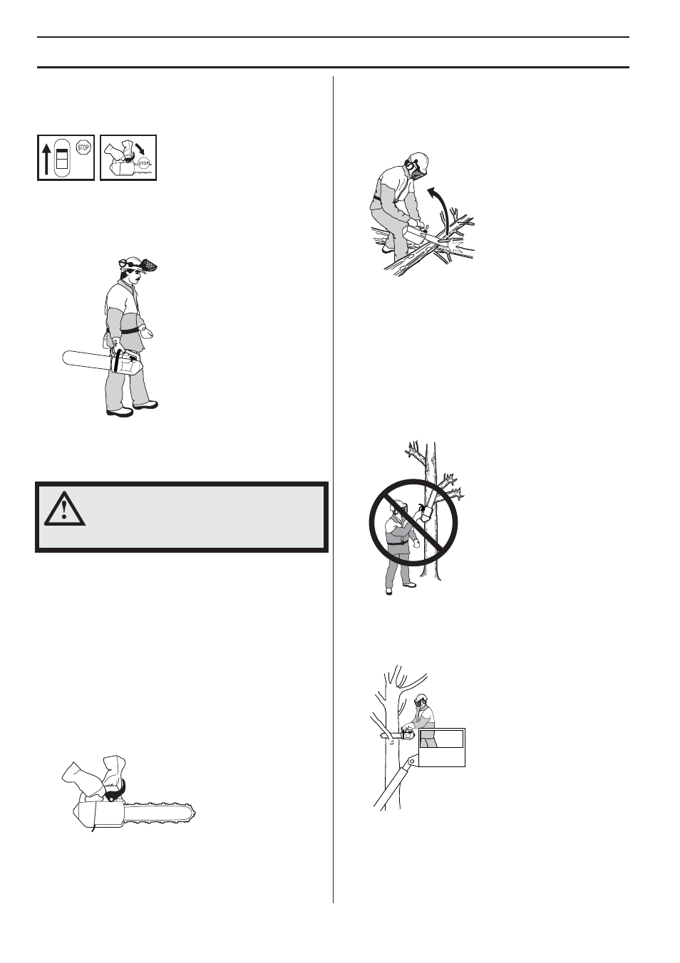 General rules, Working techniques | Husqvarna 338XPT User Manual | Page 22 / 44