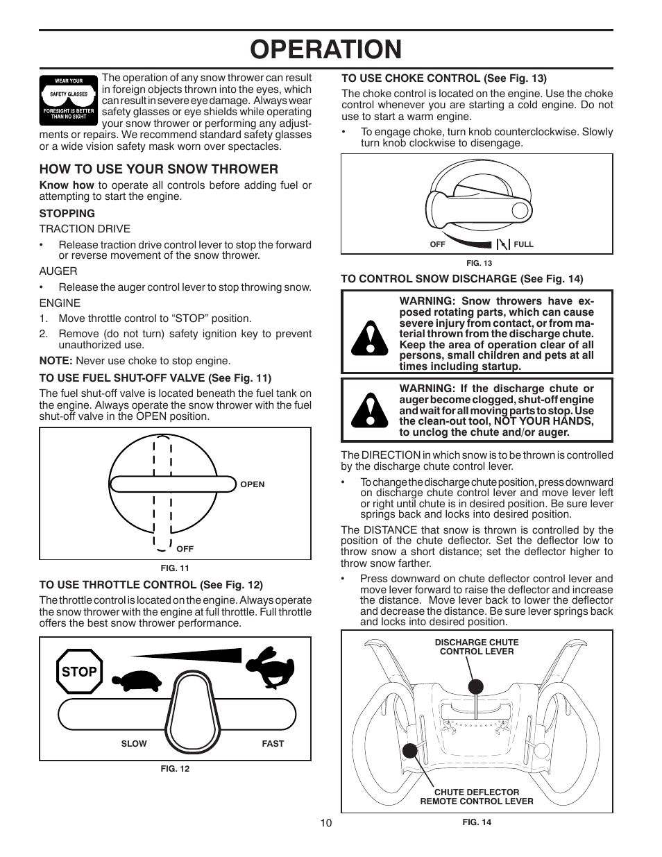 Operation | Husqvarna 13524SB-XLS User Manual | Page 10 / 25