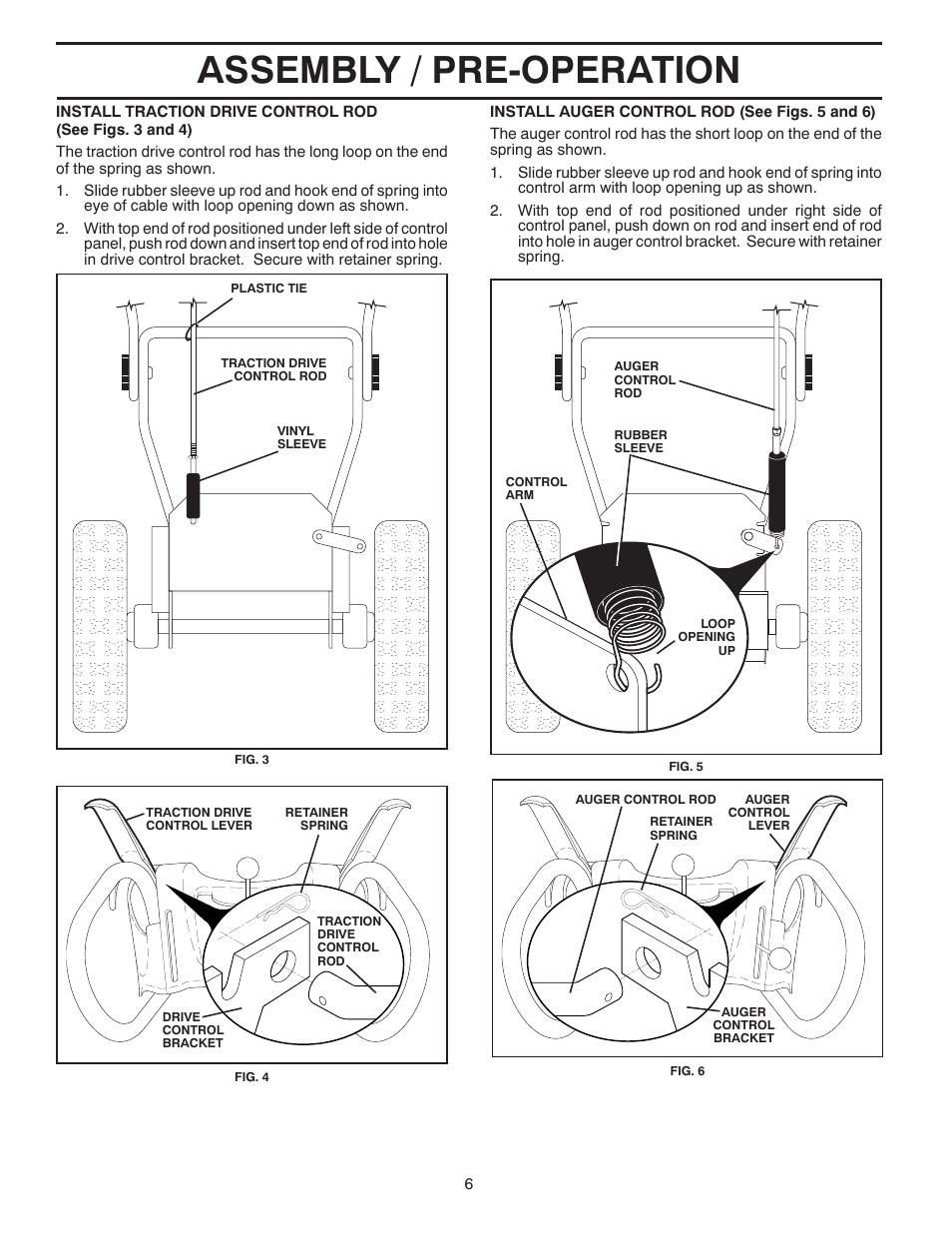 Assembly / pre-operation | Husqvarna 13524SB-XLS User Manual | Page 6 / 25