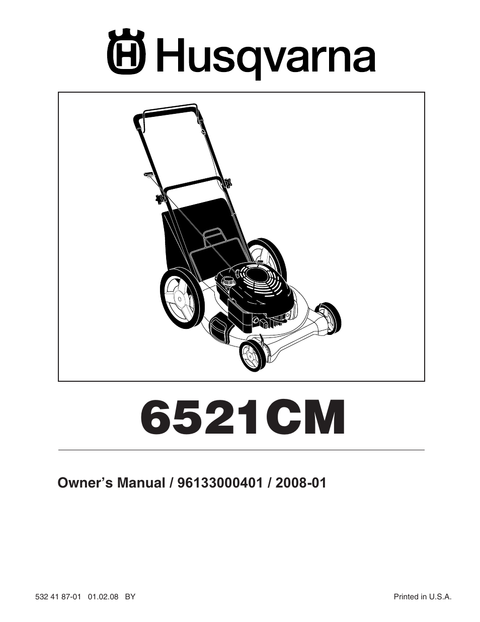 Husqvarna 6521CM User Manual | 18 pages