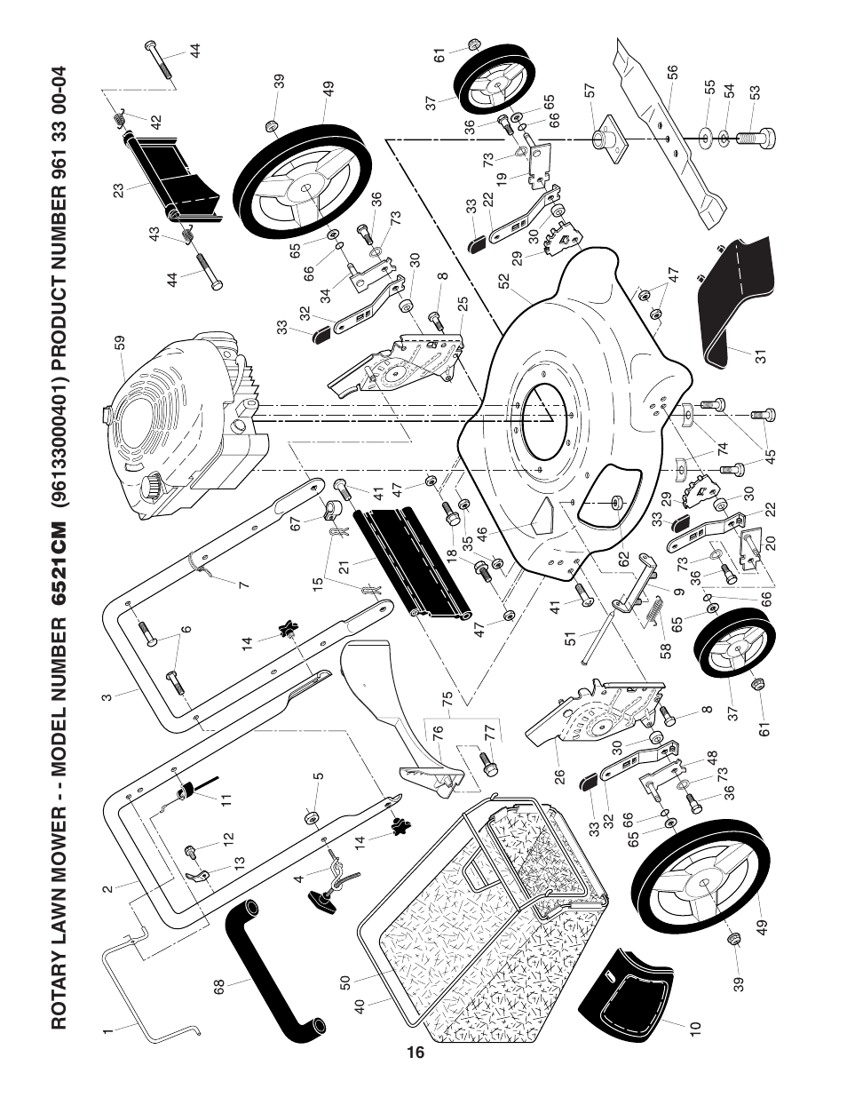 Husqvarna 6521CM User Manual | Page 16 / 18