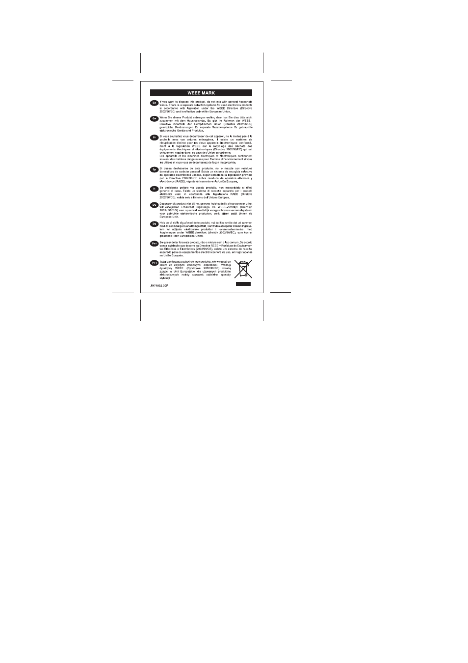 U^tzacjl | CITIZEN LC-110N User Manual | Page 6 / 7