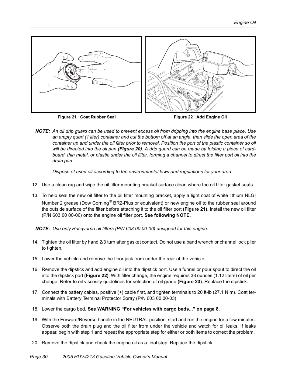 Husqvarna HUV4213 User Manual | Page 32 / 46