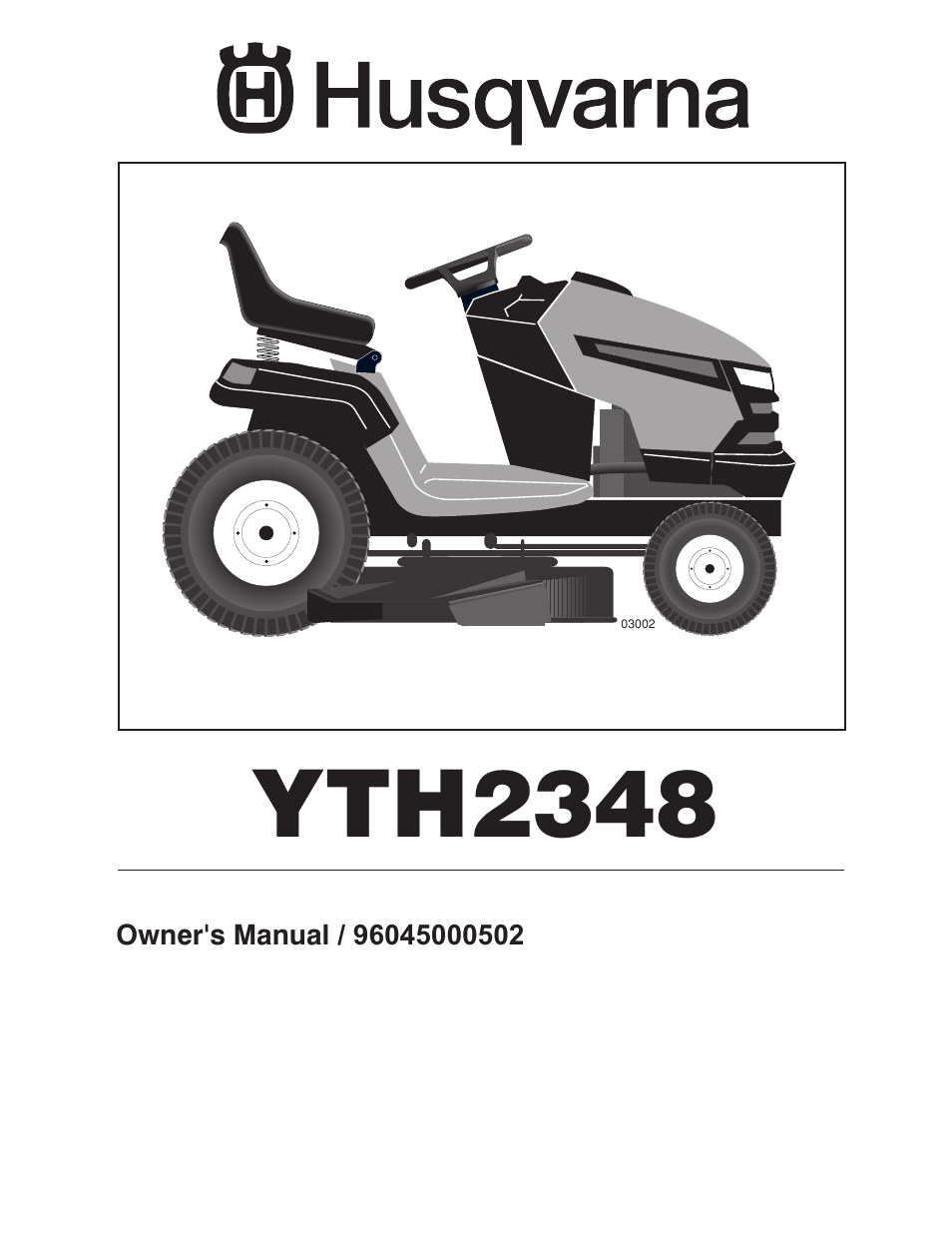 Husqvarna 96045000502 User Manual | 44 pages