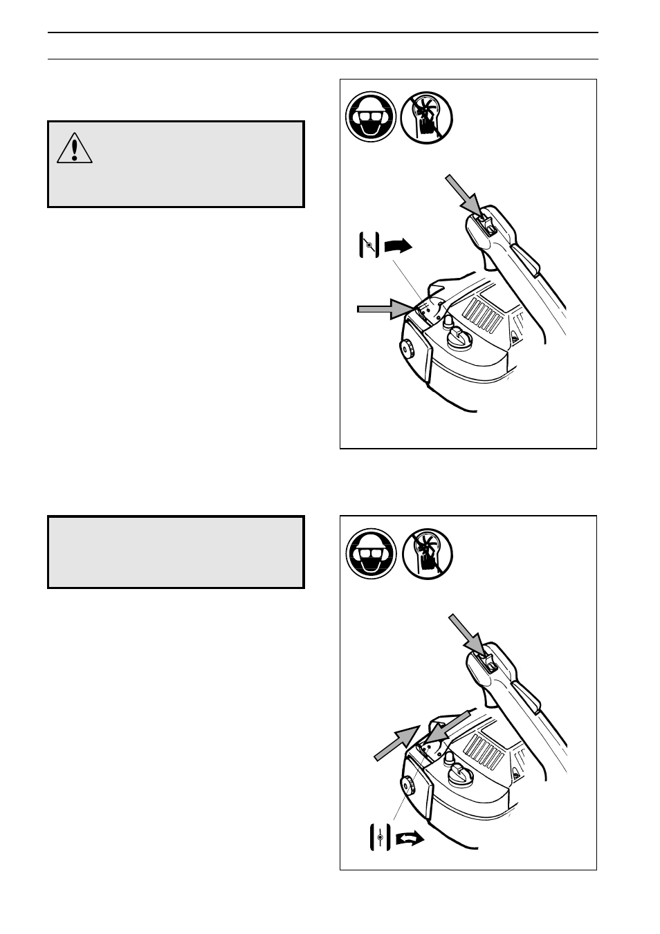 Start and stop | Husqvarna 225B X-Series User Manual | Page 14 / 28