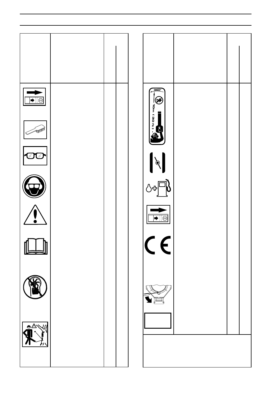 Key to symbols | Husqvarna 225B X-Series User Manual | Page 4 / 28