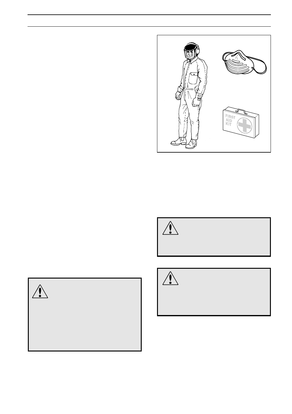 Safety instructions, Personal safety equipment fuel safety, Personal safety | Muffler | Husqvarna 225B X-Series User Manual | Page 5 / 28