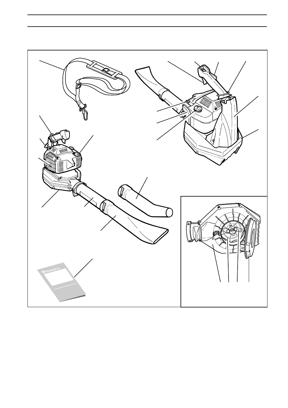 Description, Description the blower, 225b | Husqvarna 225B X-Series User Manual | Page 7 / 28