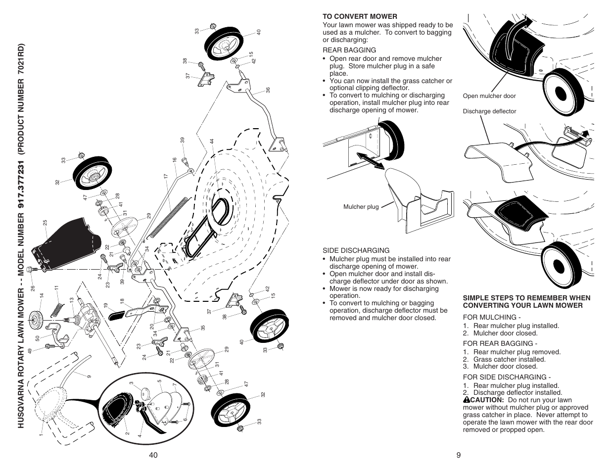 Husqvarna 917.377231 User Manual | Page 9 / 24