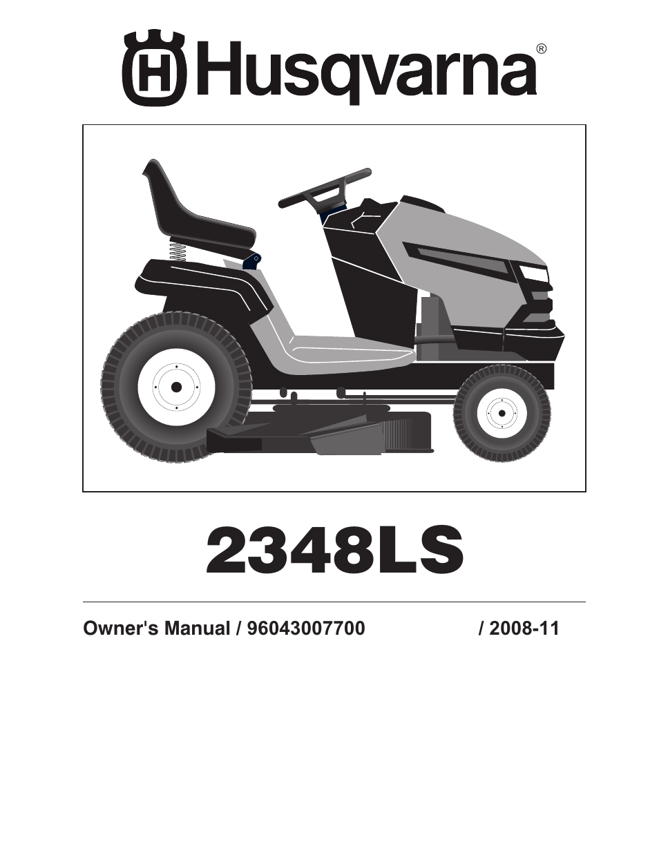 Husqvarna 2348 LS User Manual | 46 pages