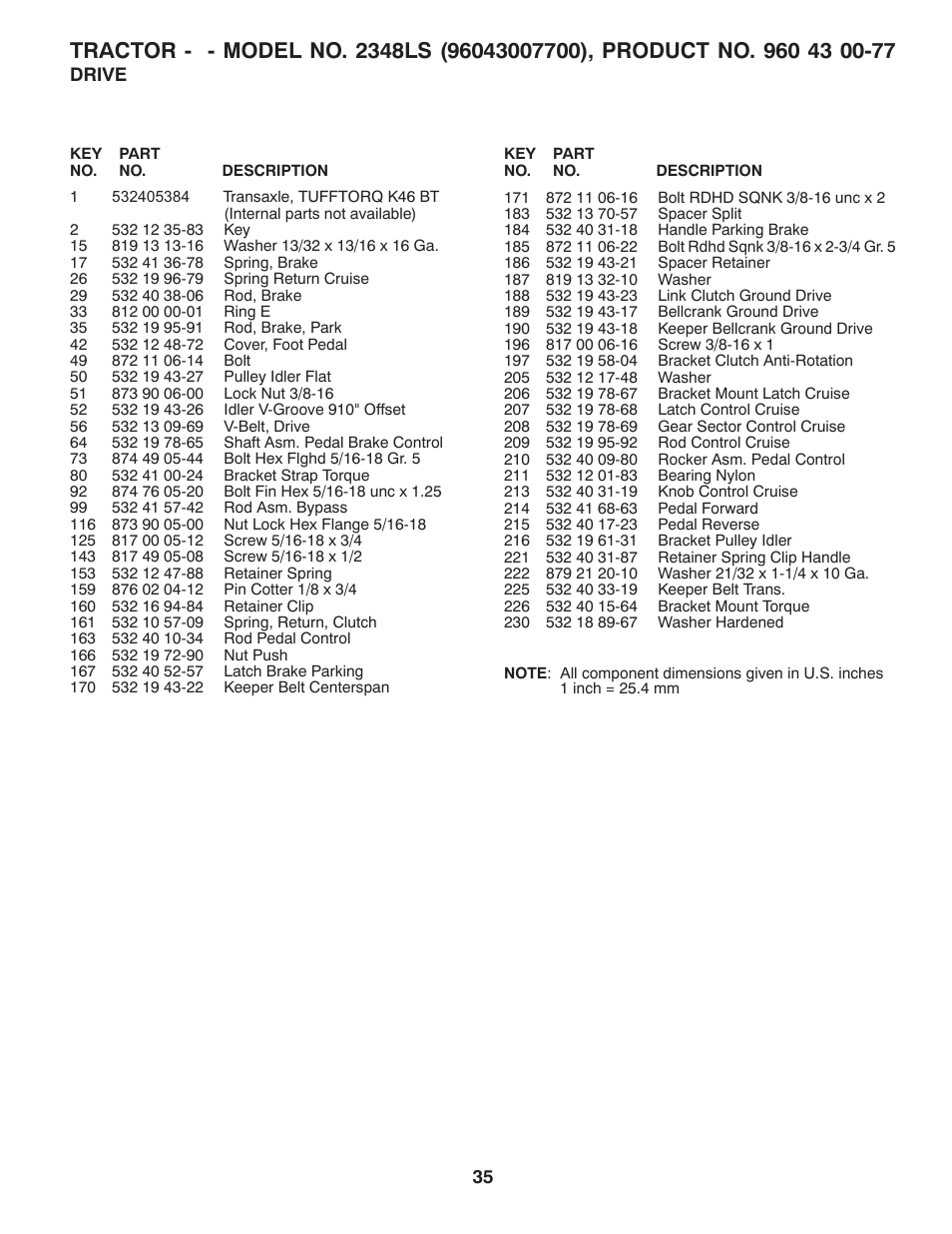 Husqvarna 2348 LS User Manual | Page 35 / 46