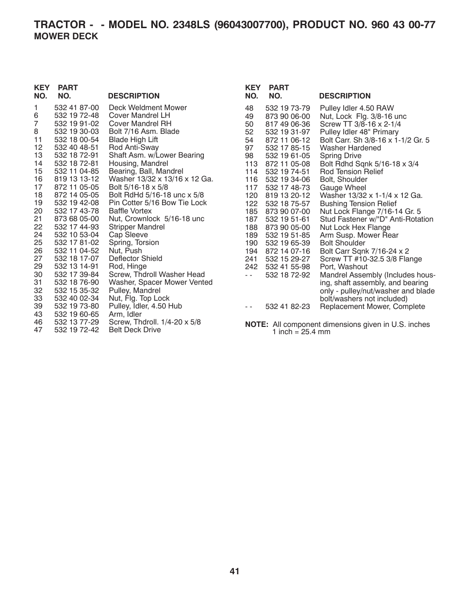 Husqvarna 2348 LS User Manual | Page 41 / 46