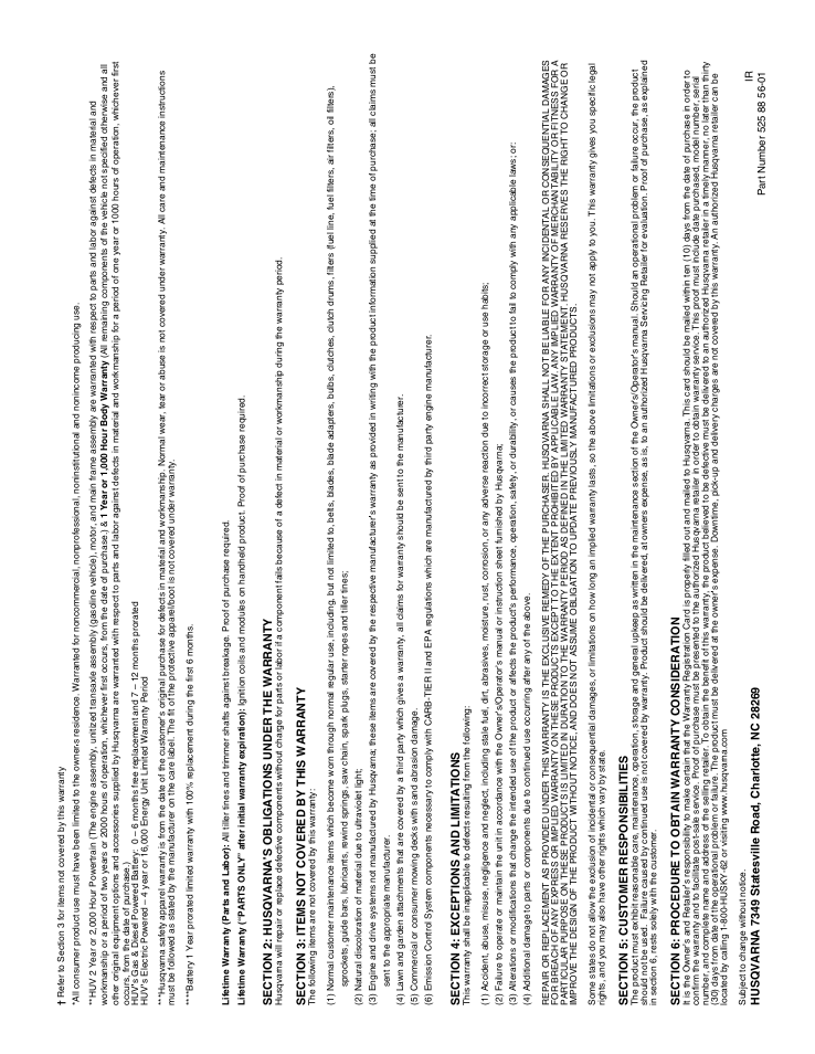 Husqvarna 2348 LS User Manual | Page 45 / 46