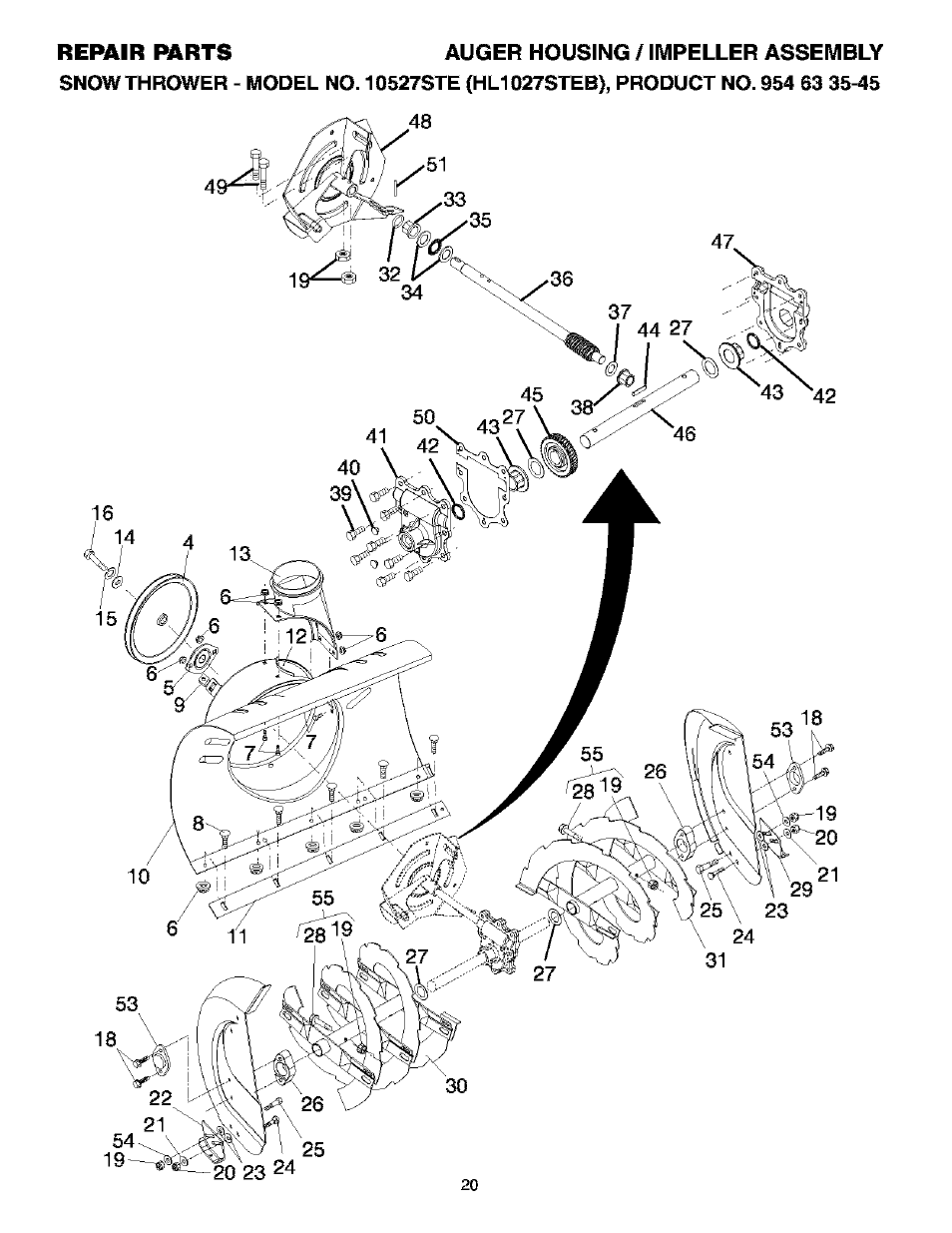 Husqvarna 10527STE User Manual | Page 20 / 32