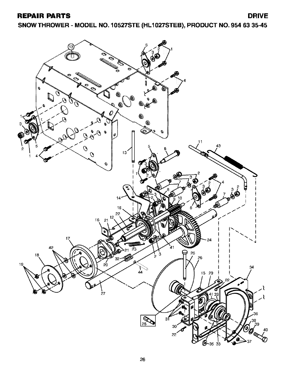 Husqvarna 10527STE User Manual | Page 26 / 32