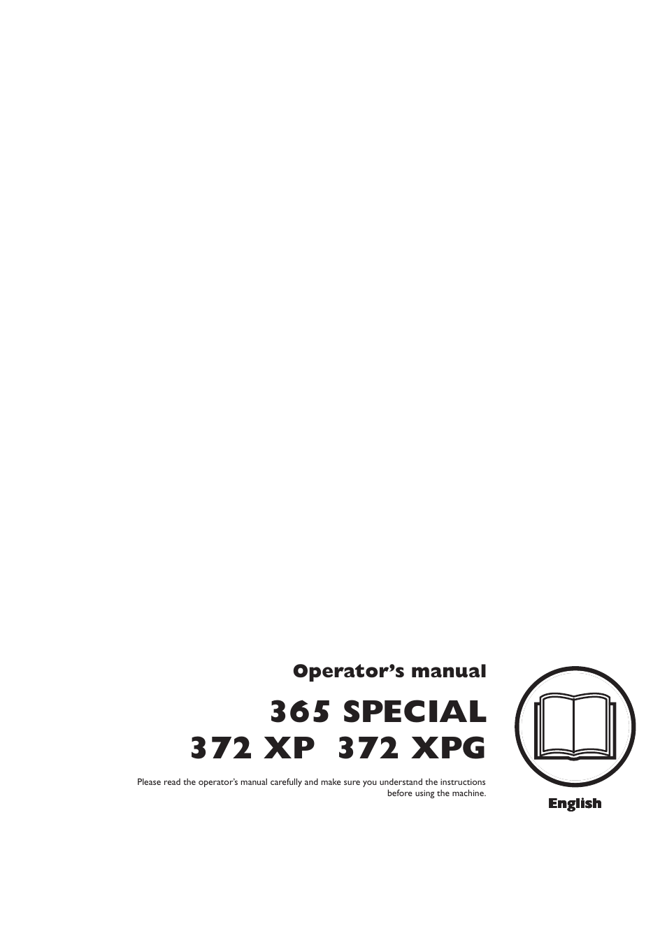Husqvarna 372 XPG User Manual | 44 pages
