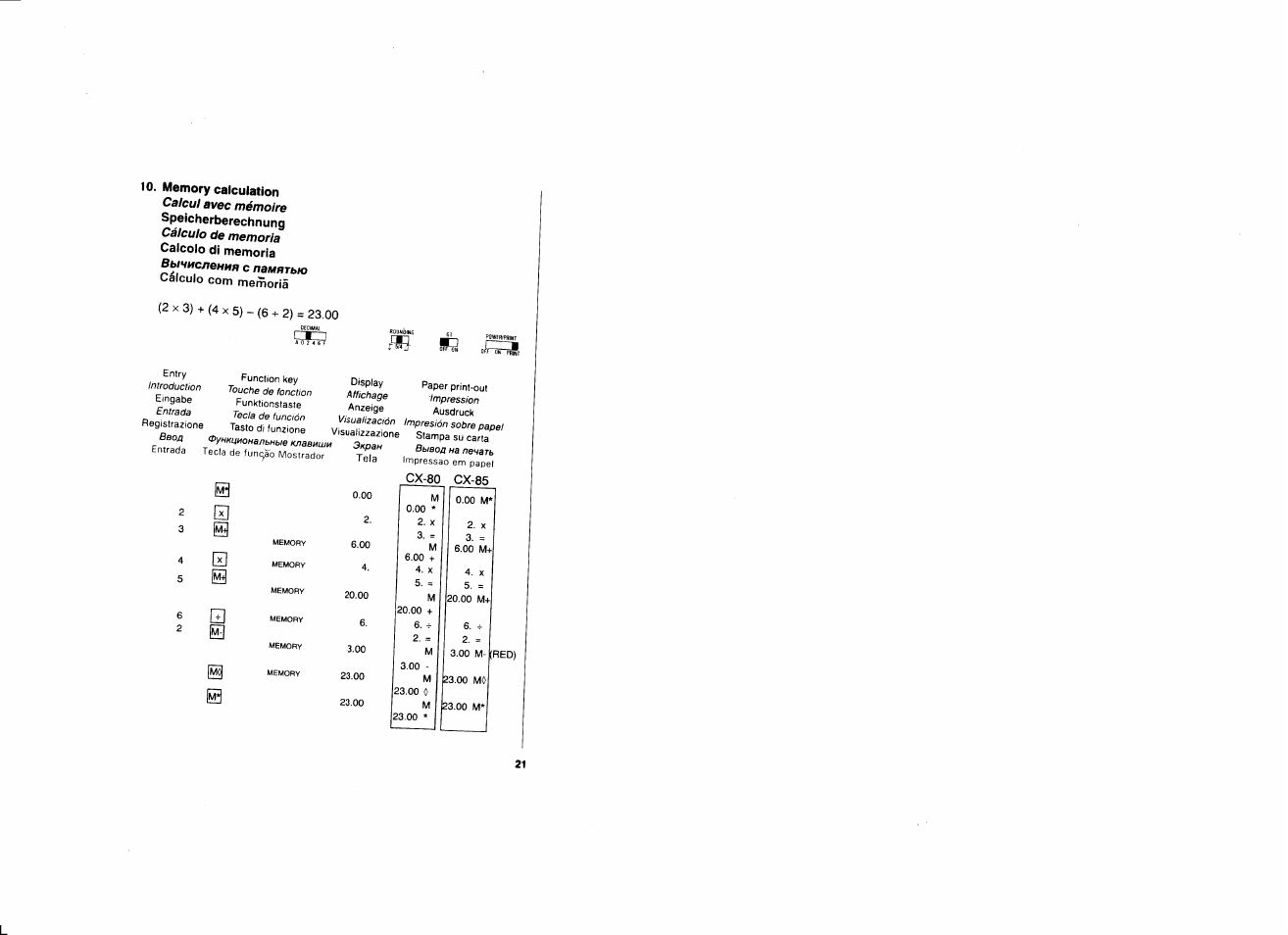 CITIZEN CX-80 User Manual | Page 22 / 32