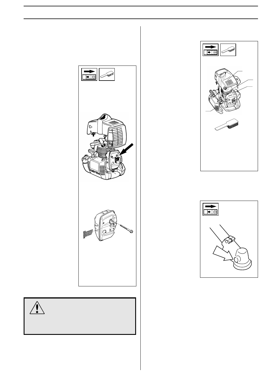 Maintenance, Cooling system, Muffler | Angle gear | Husqvarna Brush Cutter 326RX User Manual | Page 25 / 40