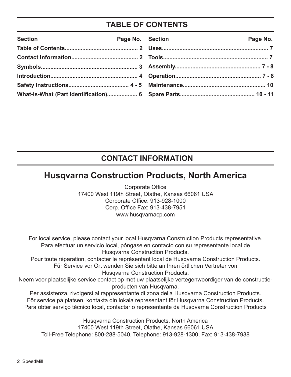 Husqvarna 544 93 62-01 User Manual | Page 2 / 12