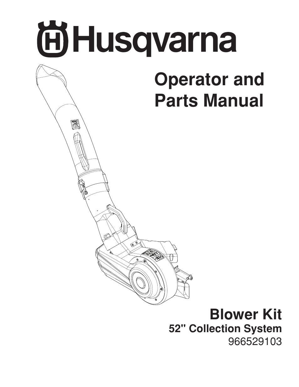 Husqvarna 966529103 User Manual | 20 pages