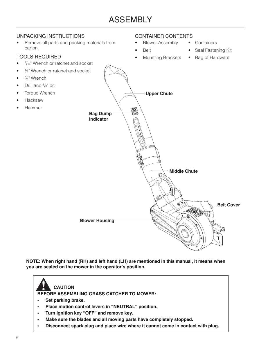 Assembly | Husqvarna 966529103 User Manual | Page 6 / 20