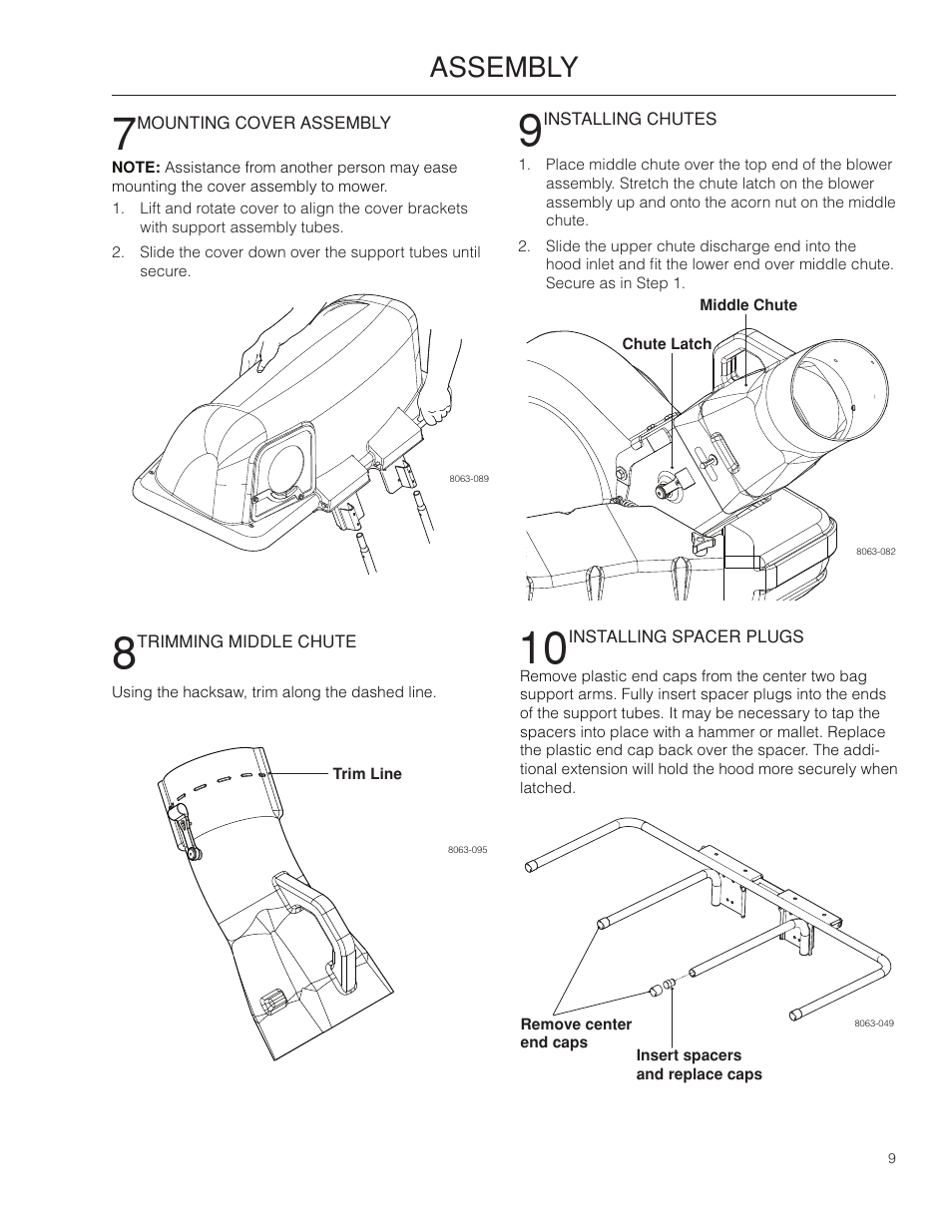 Assembly | Husqvarna 966529103 User Manual | Page 9 / 20