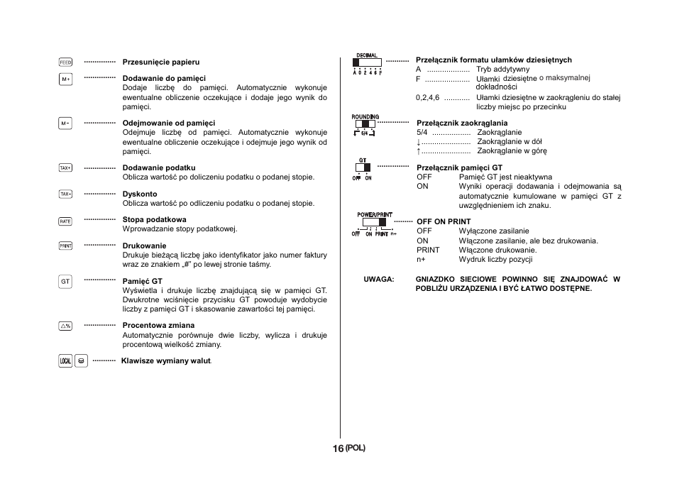 CITIZEN CX-121II User Manual | Page 17 / 64