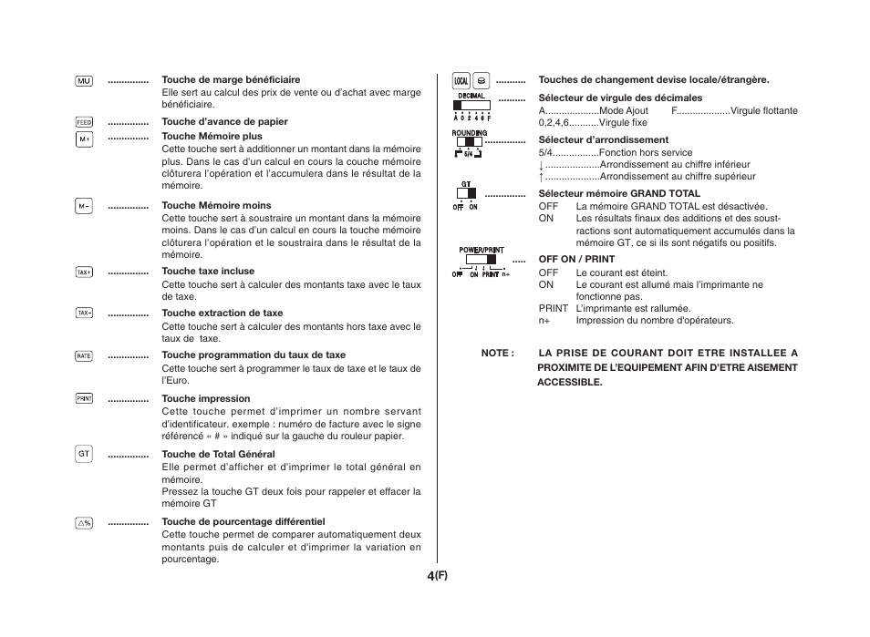 CITIZEN CX-121II User Manual | Page 5 / 64