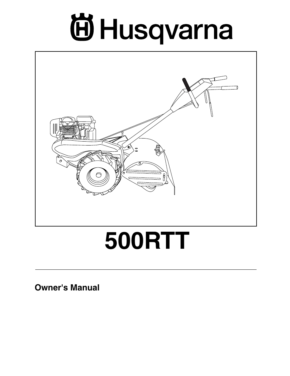 Husqvarna 500RTT User Manual | 28 pages