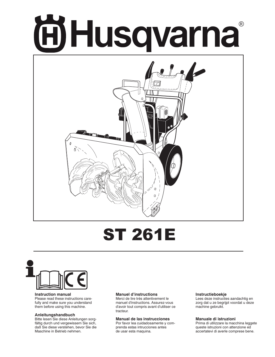 Husqvarna ST261E User Manual | 64 pages